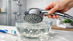 Duschkopf entkalken: So kommt der volle Wasserdruck in Minuten zurück