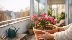 Bougainvillea im November pflegen: so klappt die Überwinterung ohne Staunässe