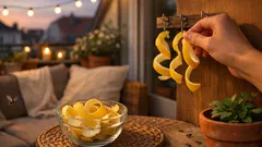 Zitronenschalen auf dem Balkon gegen Mücken: hilft das wirklich oder ist es ein Mythos