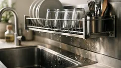 Warum der Abtropfständer 2026 ausgedient hat und was du stattdessen über der Spüle nutzt