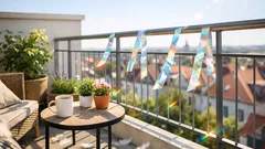 Tauben vom Balkon fernhalten: so gut wirkt Reflexionsband wirklich