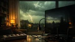 Gewitter im Anmarsch: Warum du den Fernseher sofort vom Strom trennen solltest